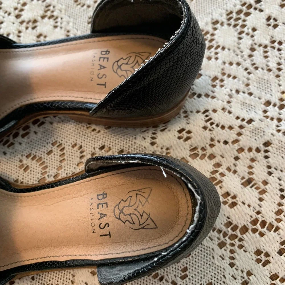 Beast Fashion Carter Dorsay Tassel‎ Shoes Women's Size 6